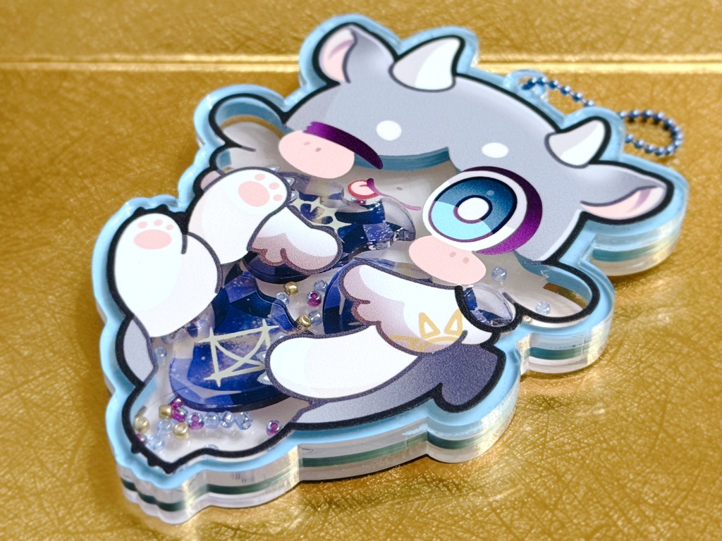 ビーグルヤシの火種ぱくぱくアクキー