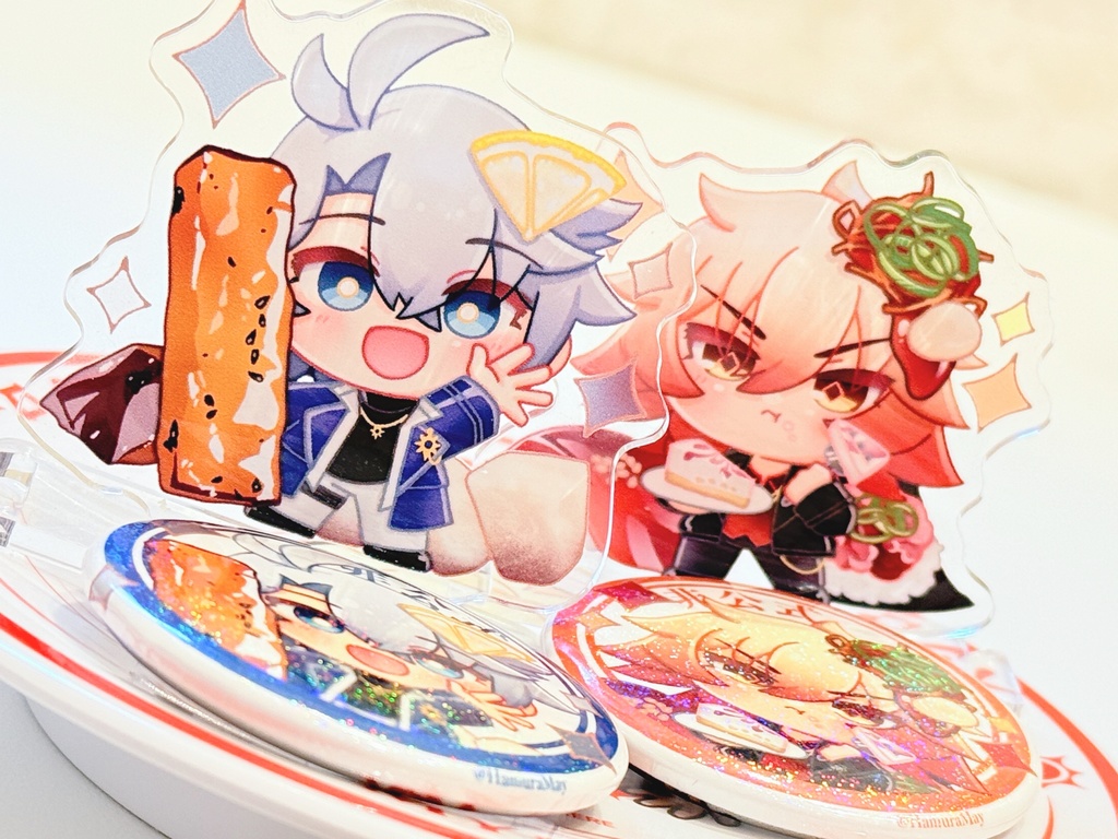 モーディすし バッジ&アクリルスタンドセット