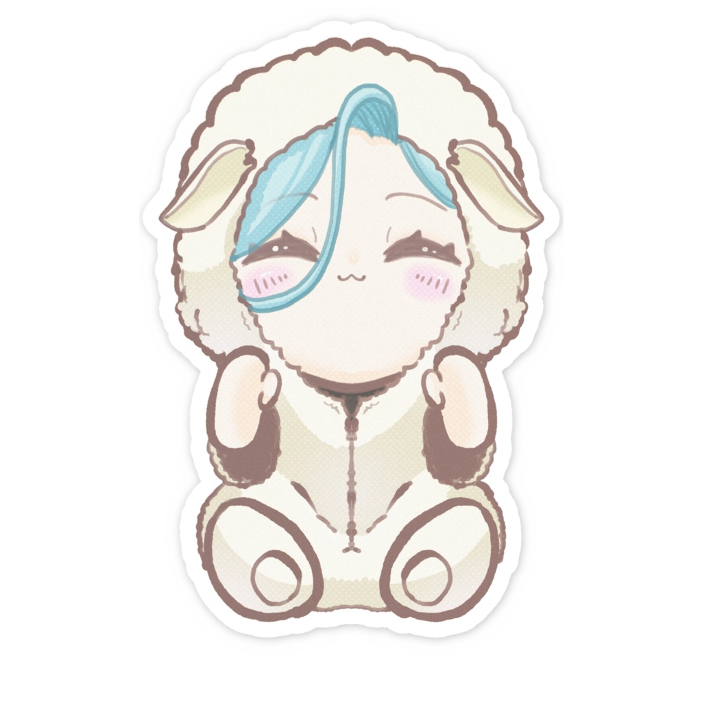 【葵叶社長】部屋着 スマホステッカー