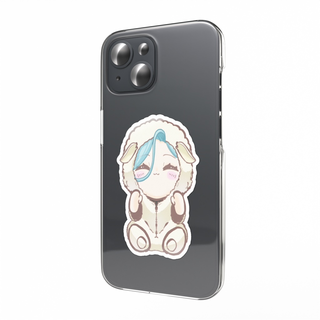 【葵叶社長】部屋着 スマホステッカー