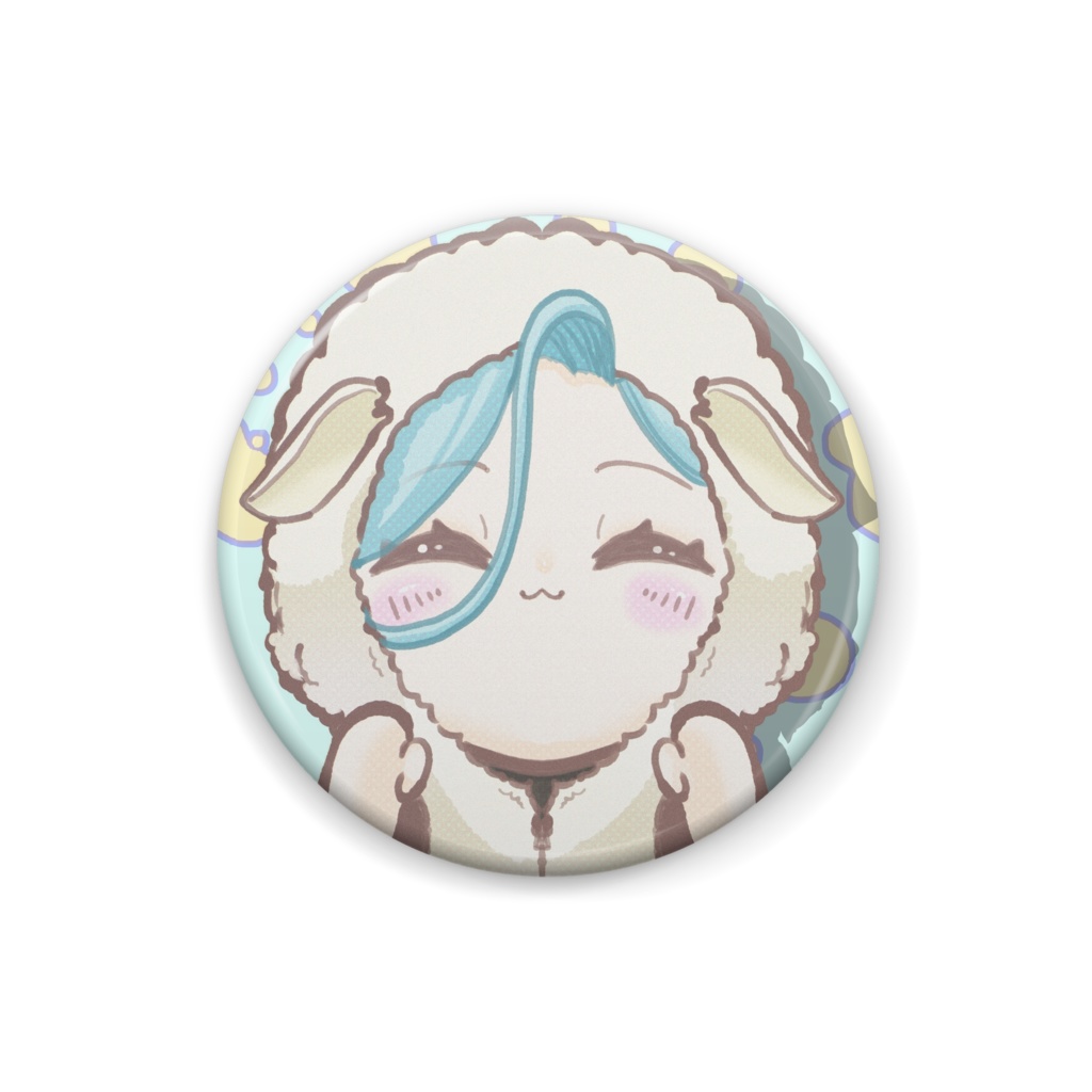 【葵叶社長】部屋着 缶バッジ - 25mm