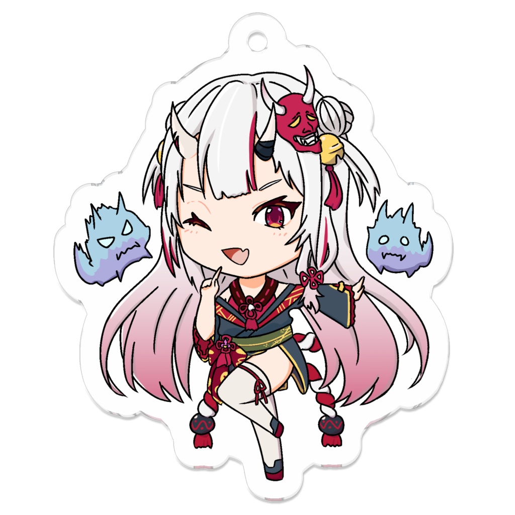 百鬼あやめ アクリルキーホルダー「Nakiri Ayame Acrylic Keychain」