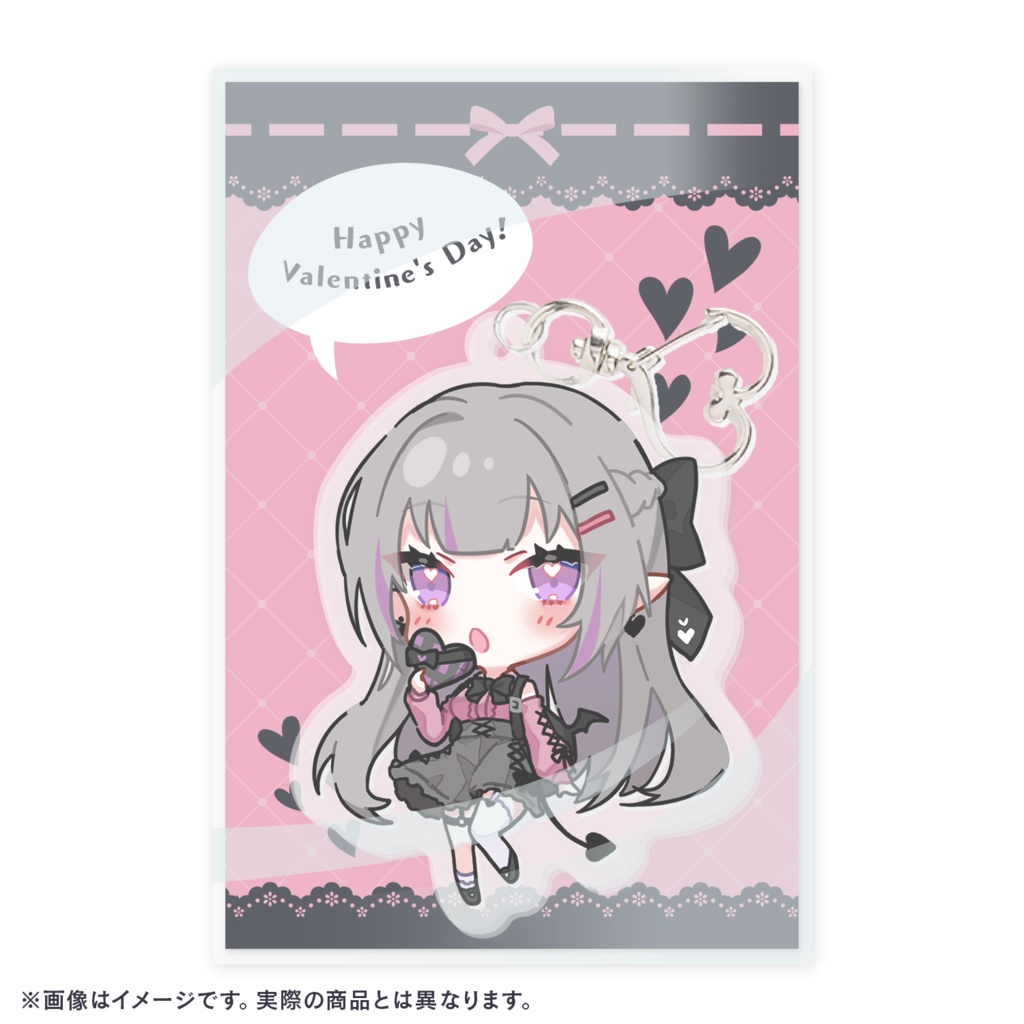 入洲ナナ アクリルキーホルダー 2023バレンタインver.