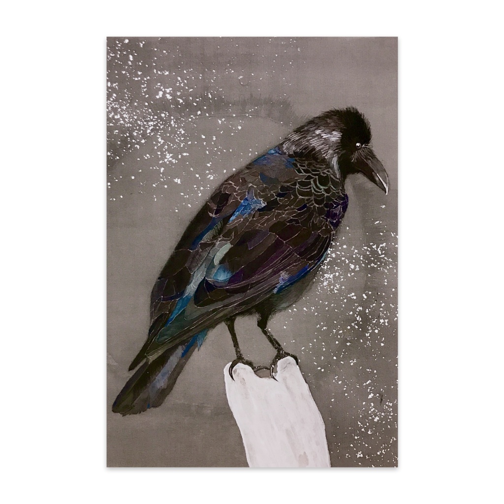 Crow postcard (10set)