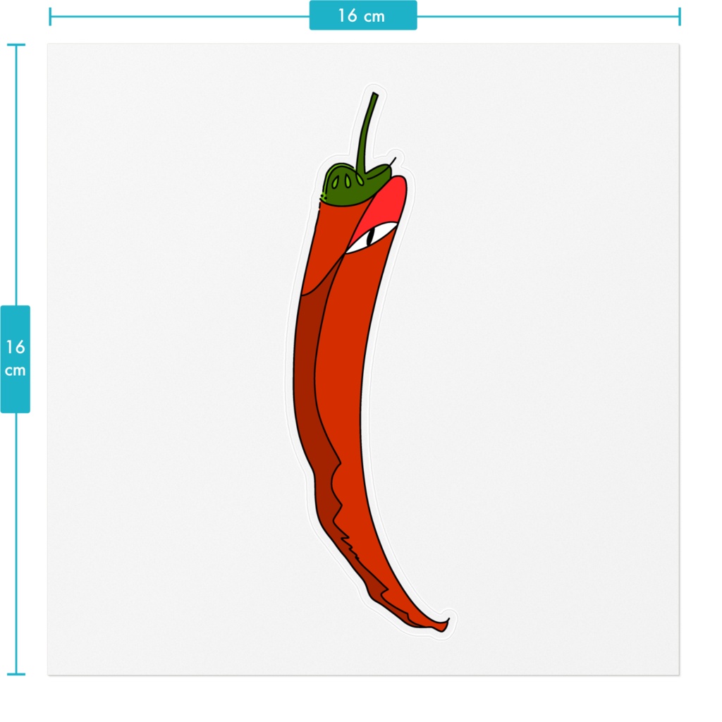 ステッカー(唐辛子)