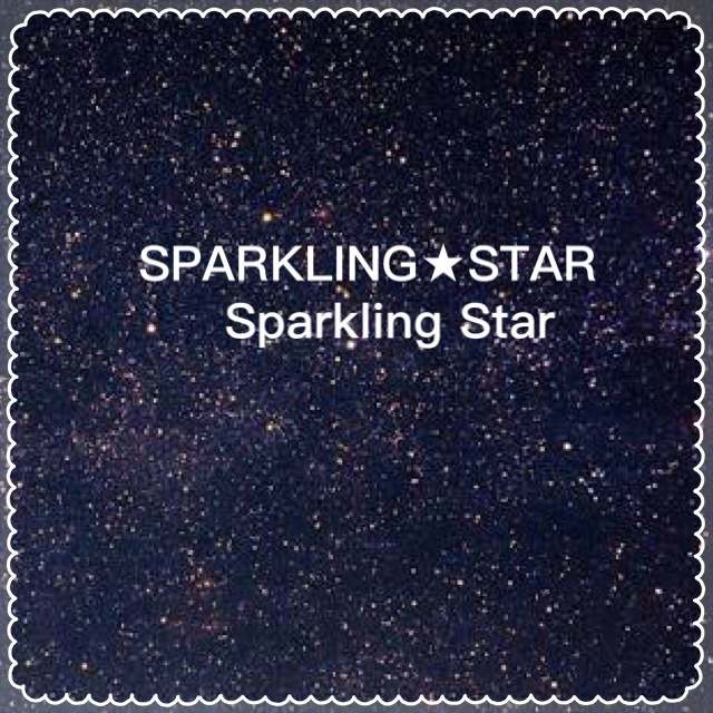 SPARKLING★STAR 1st Single「Sparkling Star」