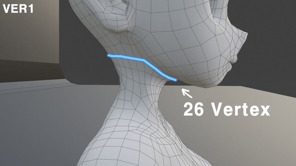 Stylized Anime girl base mesh model pack (V1 & V2)