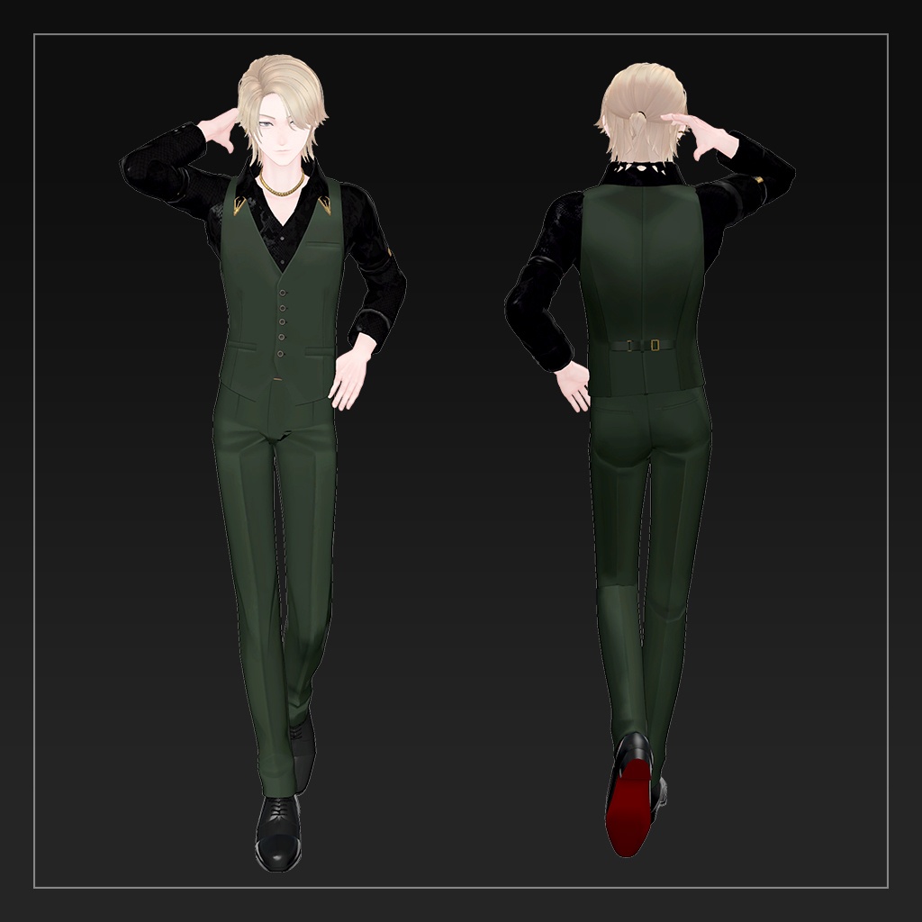 【オリジナル3Dモデル】 蛇光 『ジャコウ』