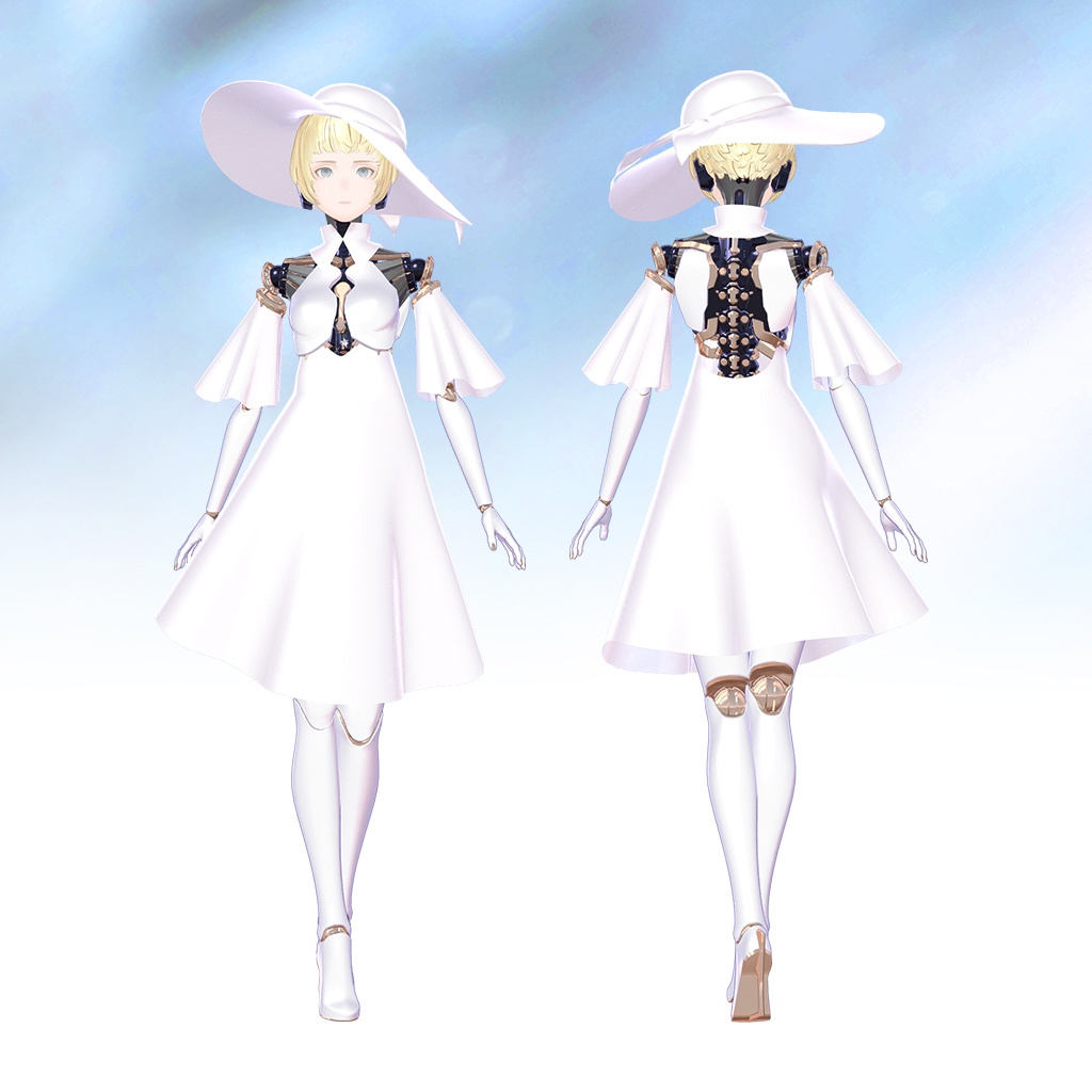 【白百合・黒薔薇専用衣装】 夏霞 『なつがすみ』