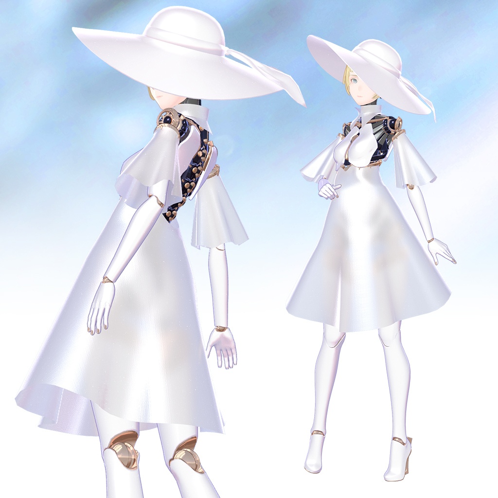 【白百合・黒薔薇専用衣装】 夏霞 『なつがすみ』