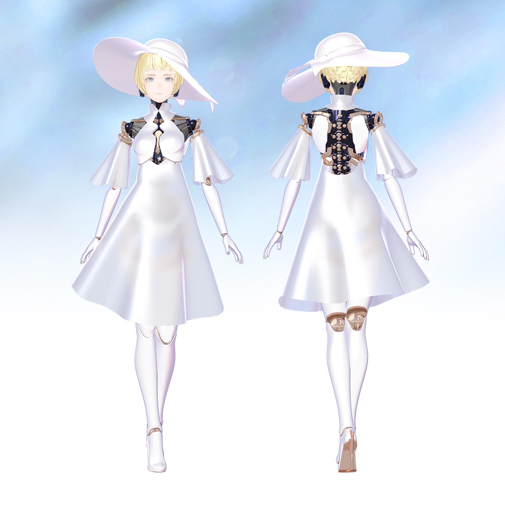 【白百合・黒薔薇専用衣装】 夏霞 『なつがすみ』