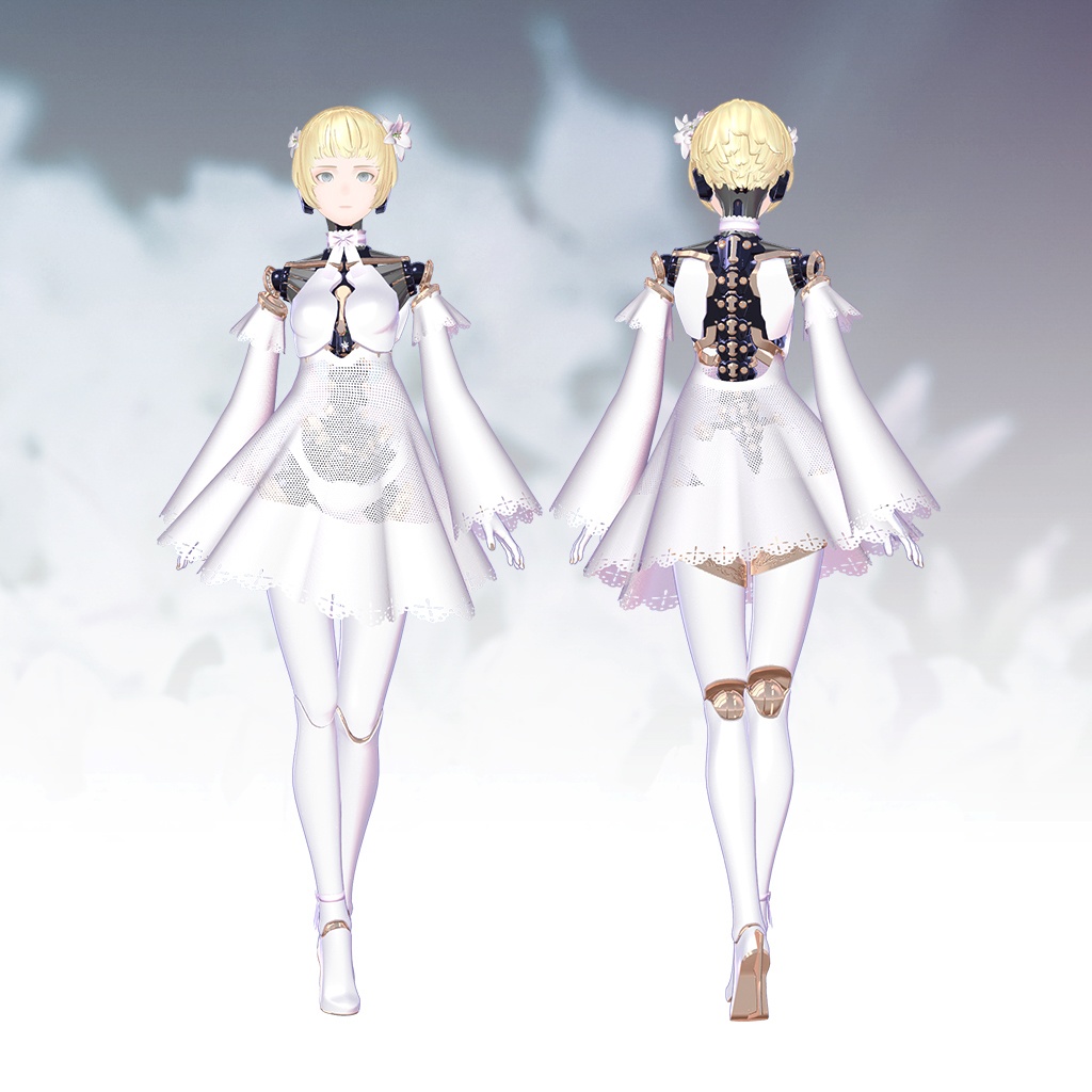 【白百合・黒薔薇専用衣装】 宵闇 『よいやみ』