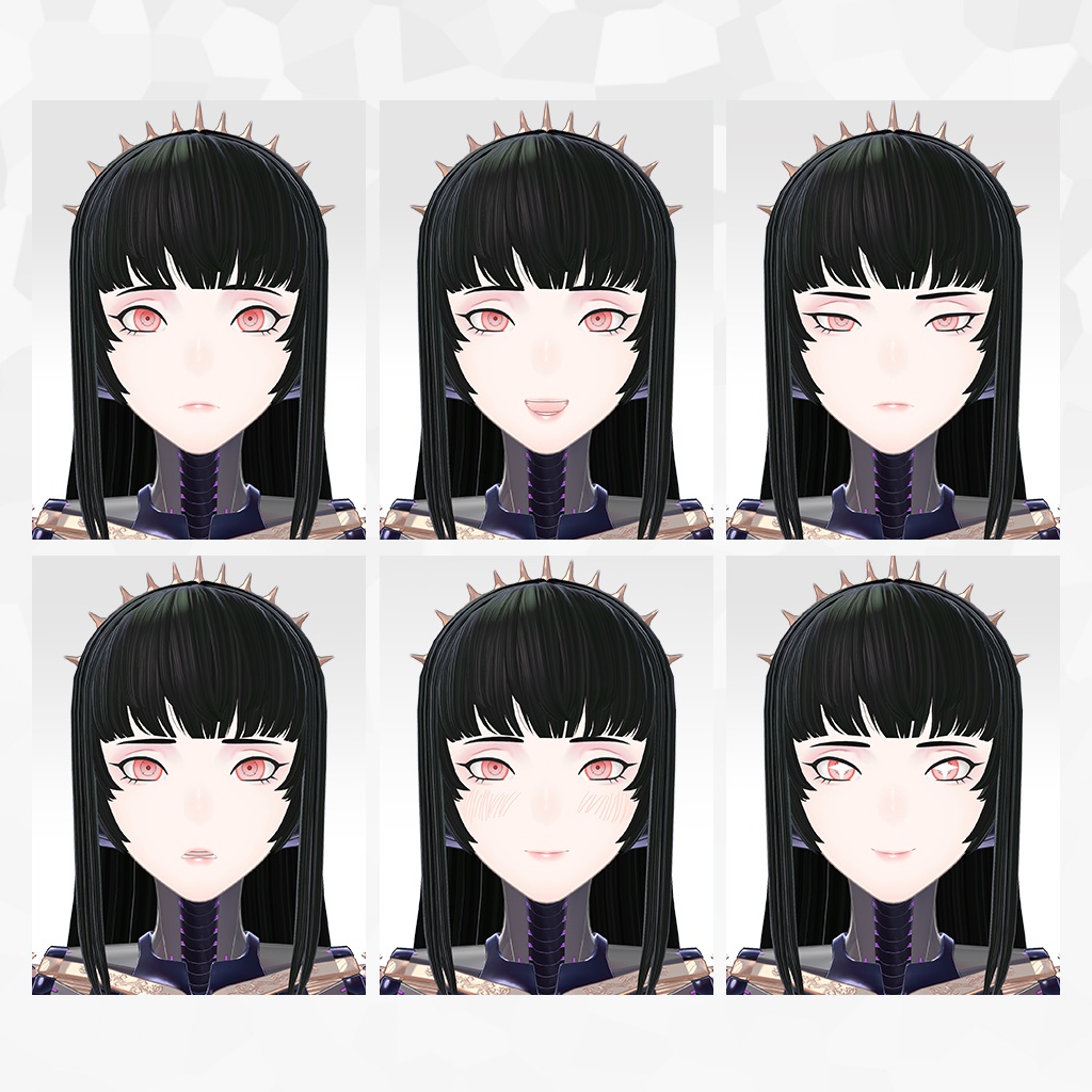 【オリジナル3Dモデル】 黒薔薇 『くろばら』