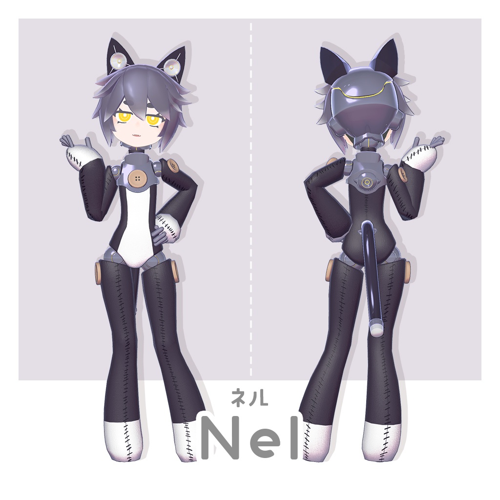 【オリジナル3Dモデル】 MocoRobo 『モコロボ』