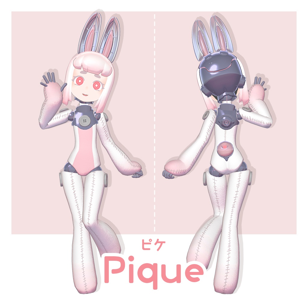 【オリジナル3Dモデル】 MocoRobo 『モコロボ』