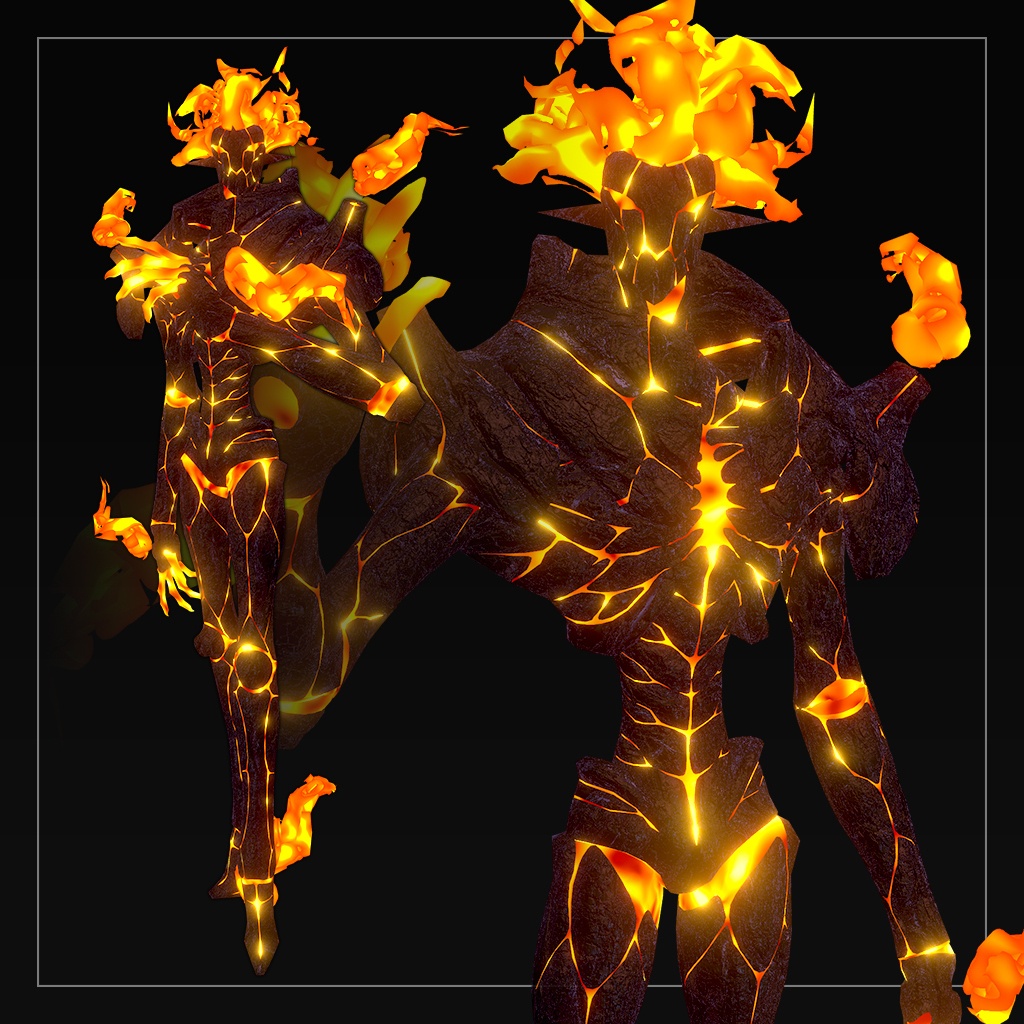 【オリジナル3Dモデル】 終焉の炎 SURTR 『スルト』
