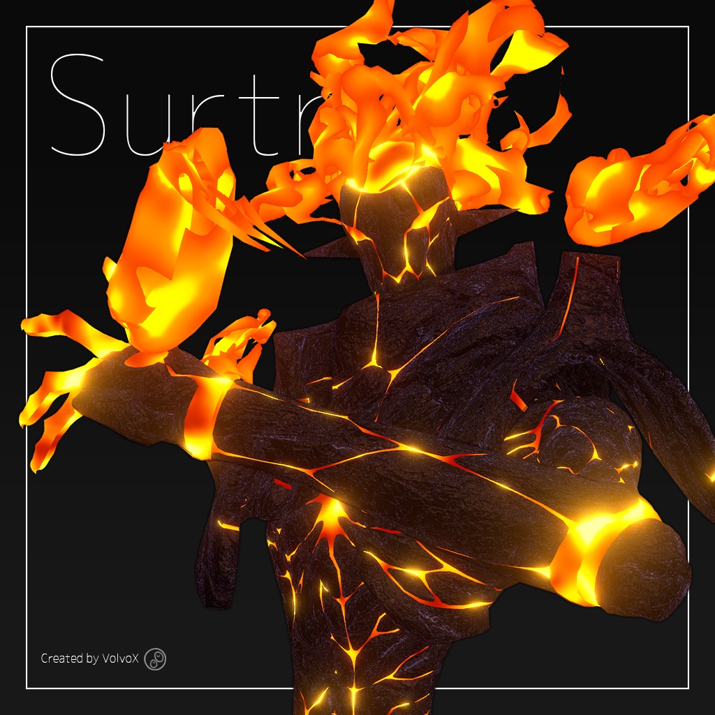 【オリジナル3Dモデル】 終焉の炎 SURTR 『スルト』