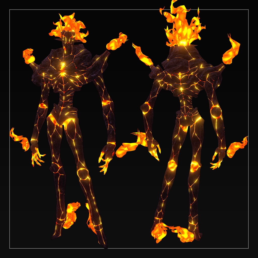 【オリジナル3Dモデル】 終焉の炎 SURTR 『スルト』