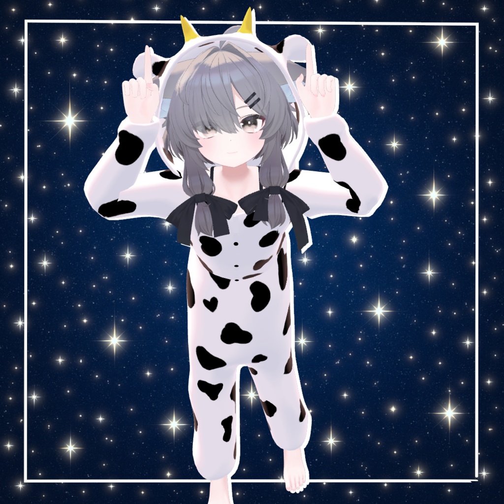 牛さんパジャマ(真冬対応)