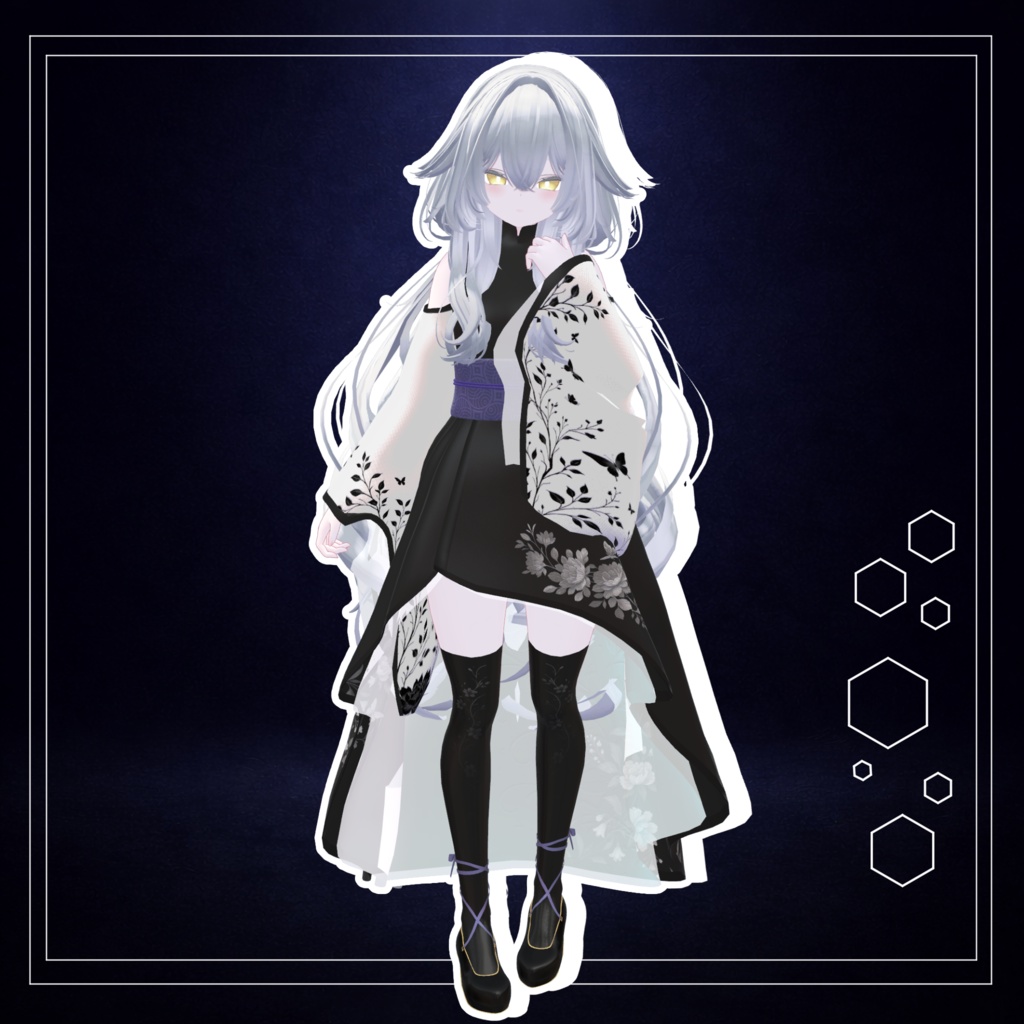 【5アバター対応】花宵ドレス / HanayoiDress