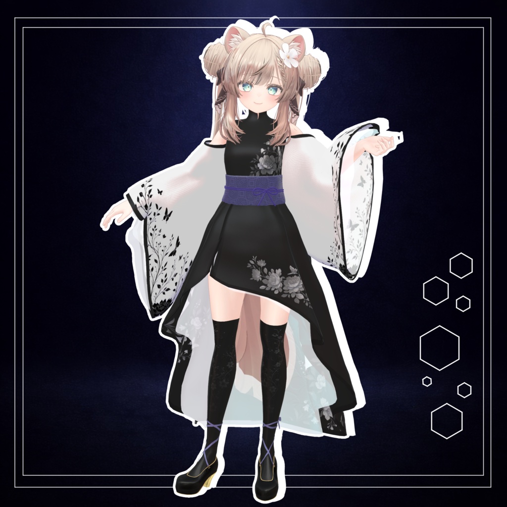 【5アバター対応】花宵ドレス / HanayoiDress