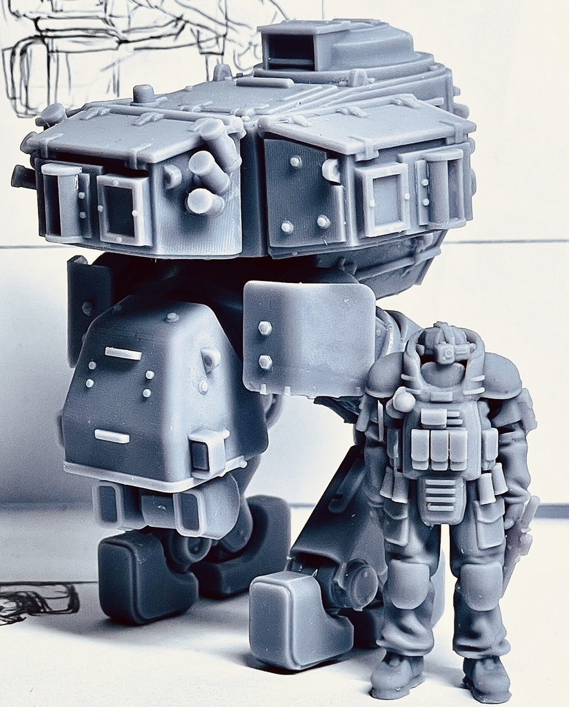 1/35 ヘッジホッグ 歩行戦車 ガレージキット