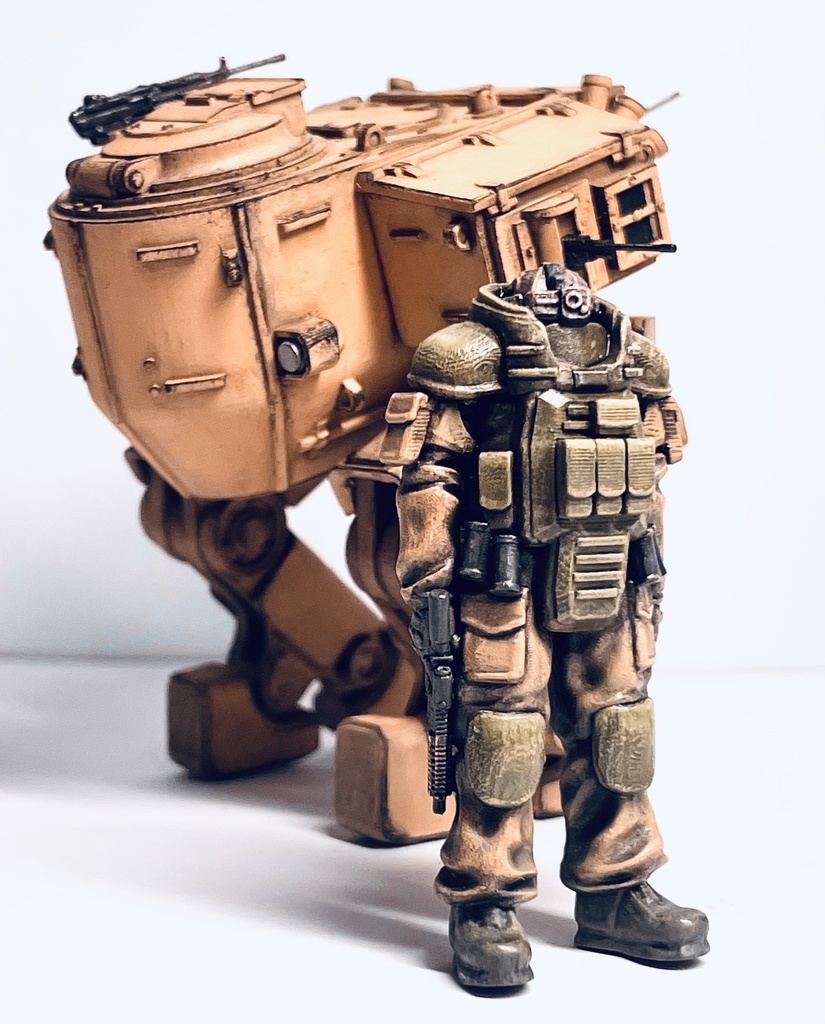 1/35 ヘッジホッグ 歩行戦車 ガレージキット