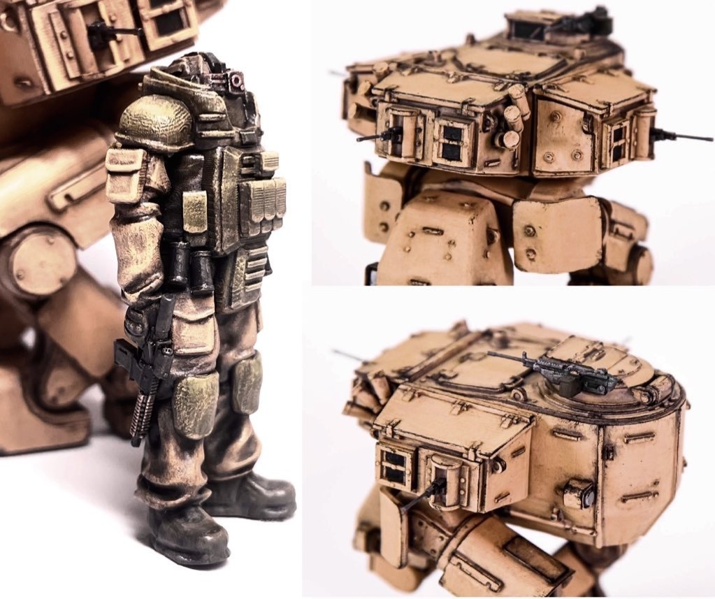 1/35 ヘッジホッグ 歩行戦車 ガレージキット