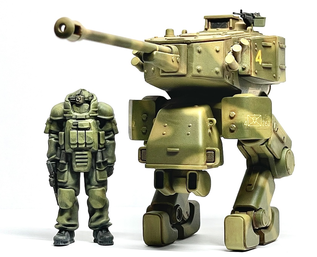 1/35 ヘッジホッグ・ファイアサポート 歩行戦車 ガレージキット