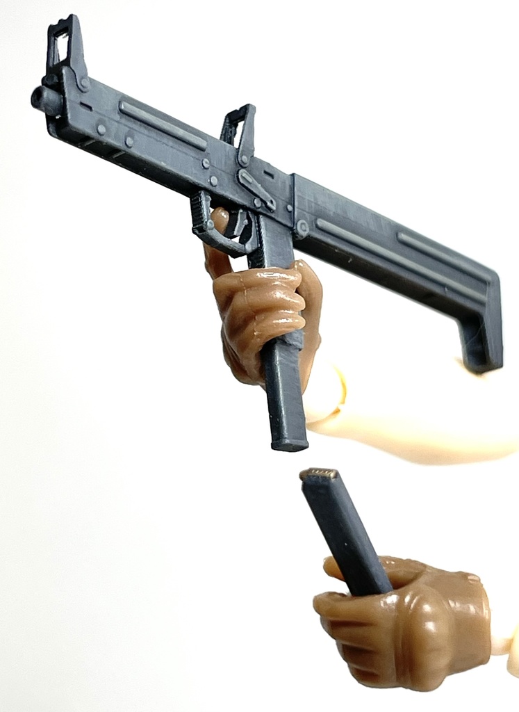 1/12 折り畳み機関銃 PP-90 ガレージキット