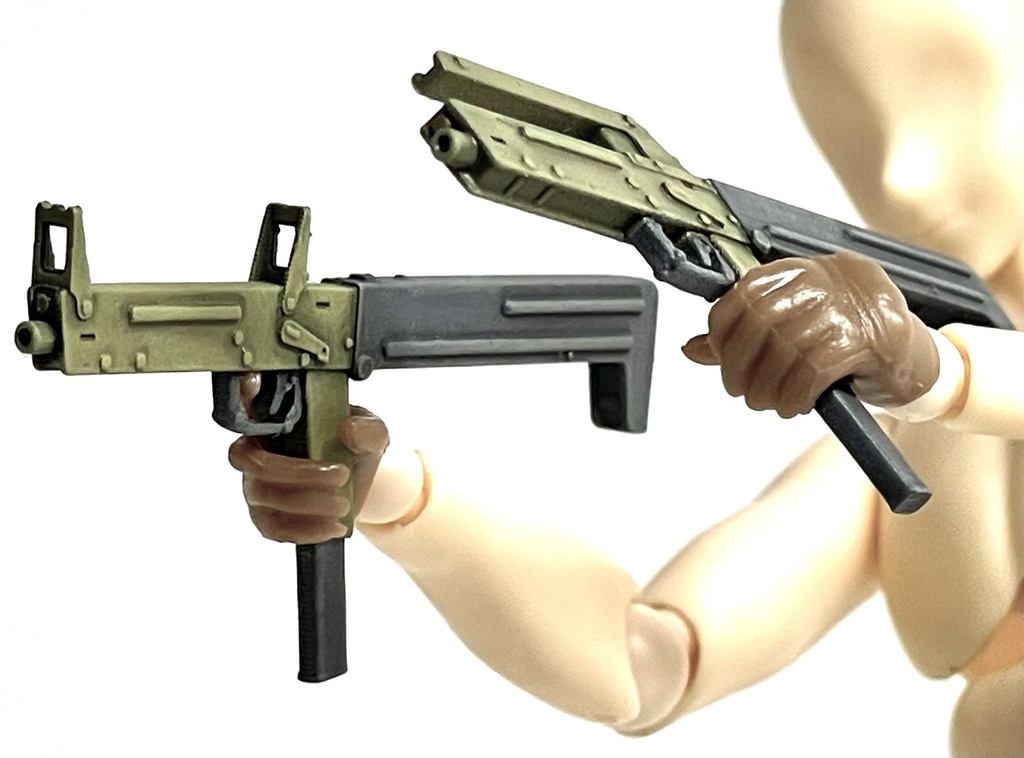 1/12 折り畳み機関銃 PP-90 ガレージキット