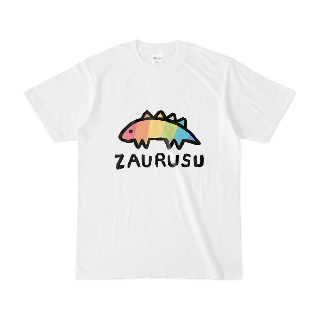 レインボーザウルスTシャツ