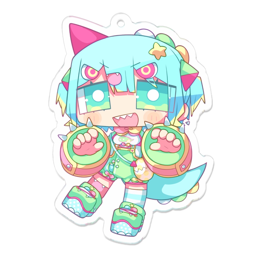 ミニキャラアクリルキーホルダー(コーティングなし)