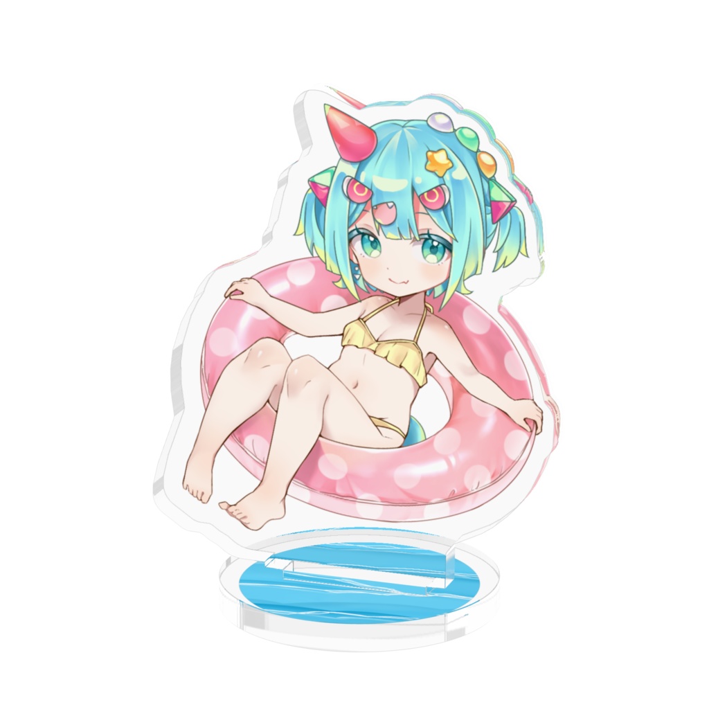 ぷかぷか比乃須るりアクリルフィギュア
