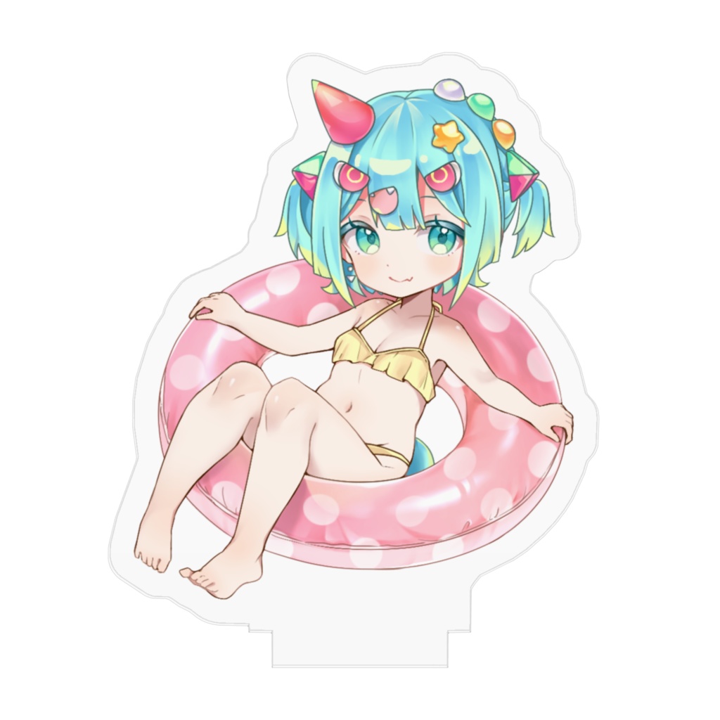 ぷかぷか比乃須るりアクリルフィギュア