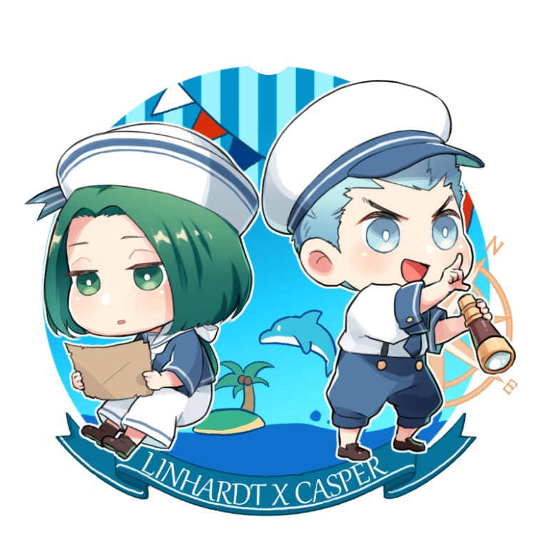 ツィリル&アッシュ、リンハルト&カスパル アクリルキーホルダー