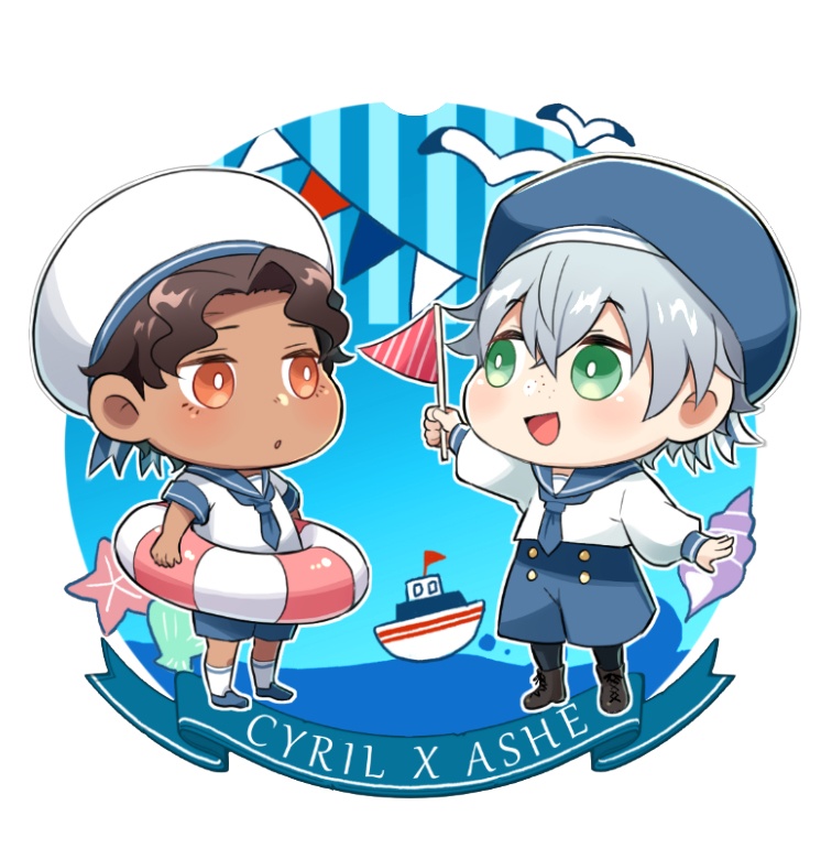 ツィリル&アッシュ、リンハルト&カスパル アクリルキーホルダー