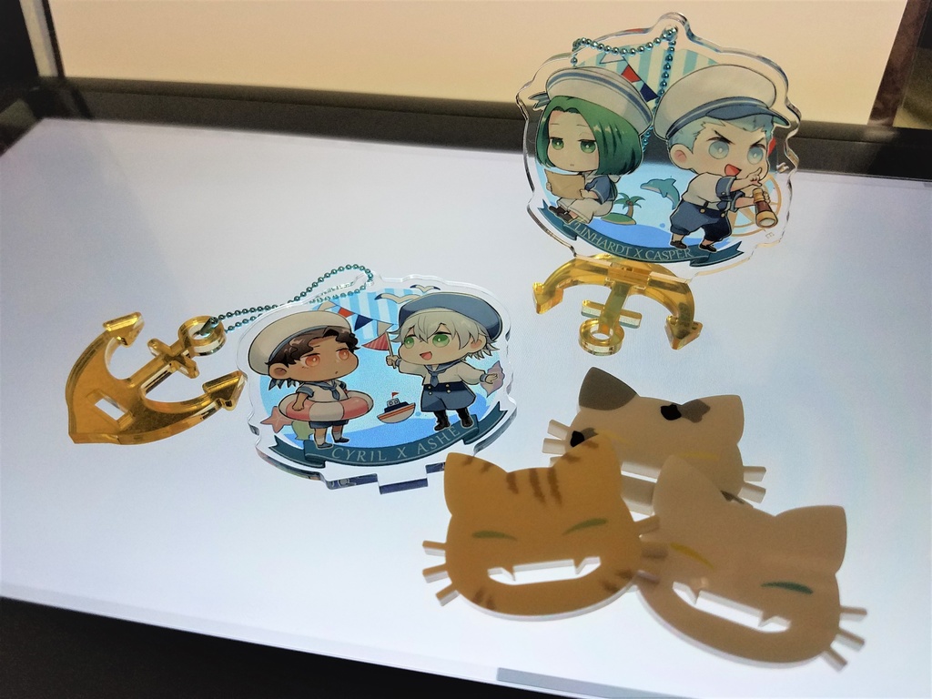 ツィリル&アッシュ、リンハルト&カスパル アクリルキーホルダー