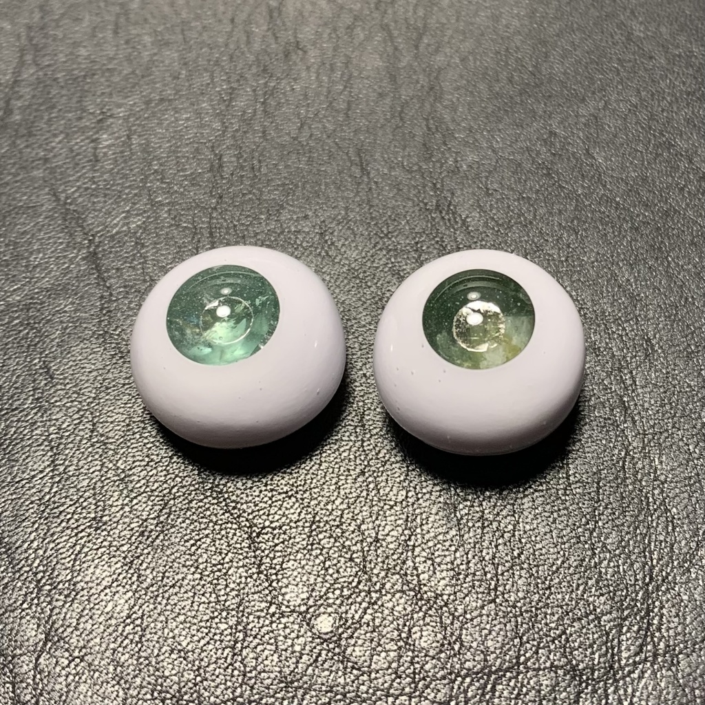 鉱物アイ【フローライト】16/8mm