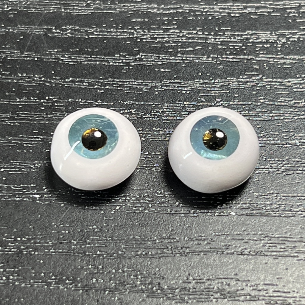 鉱物アイ【フローライト】14/8mm