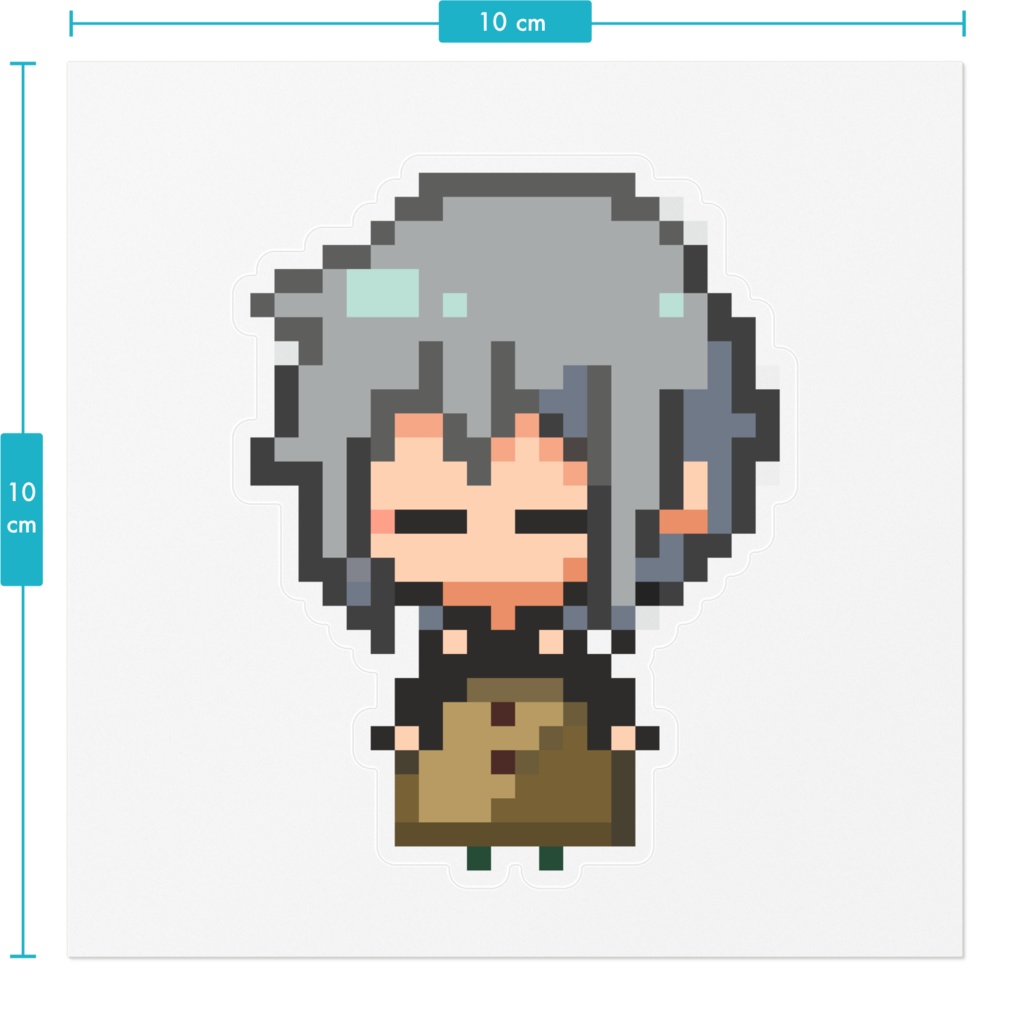 くろばさんステッカー(おねむ)