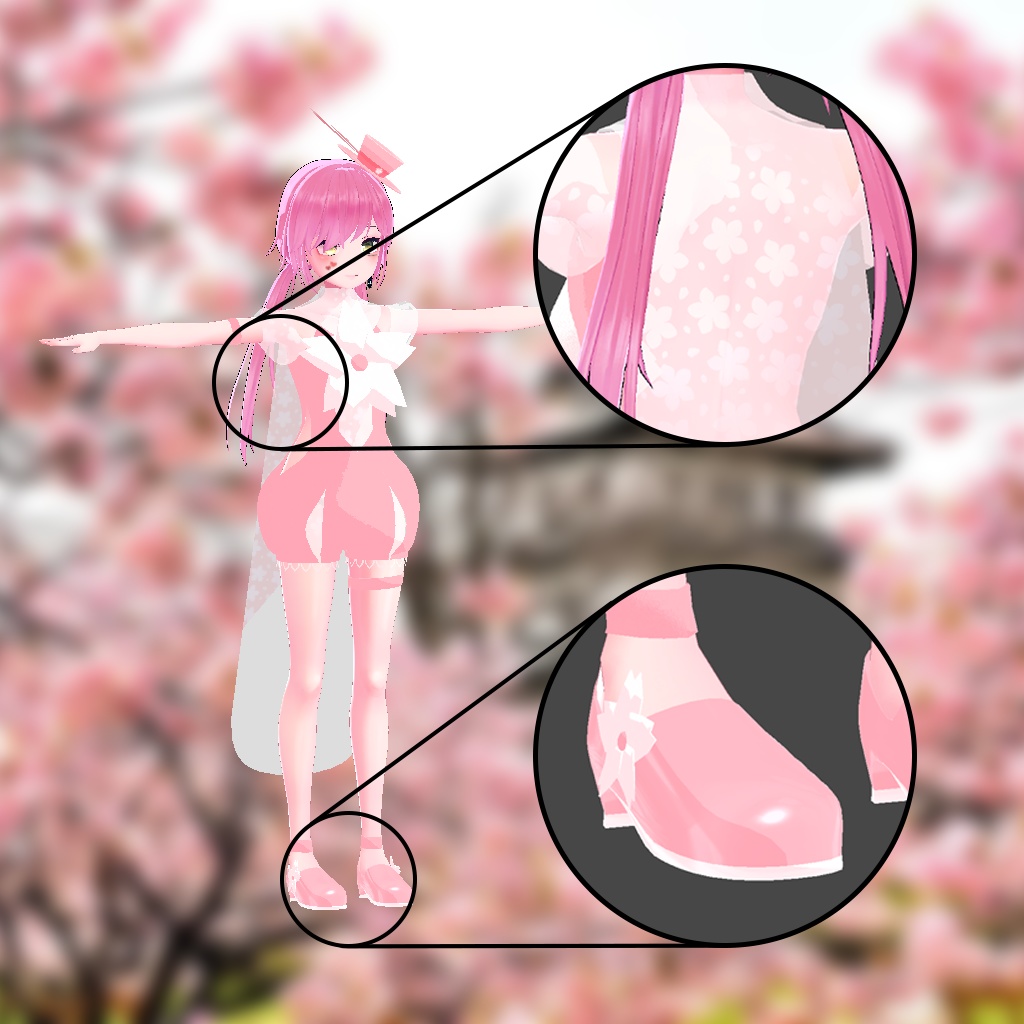 【薄荷ちゃん用】桜の香り ~Fragrance Of Cherry Blossom~ #RikuBakery