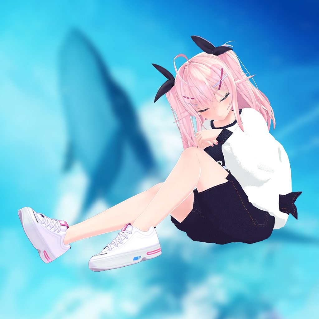 【イヨちゃん用】西空の鯨 ~Western Sky Whale~ #RikuBakery