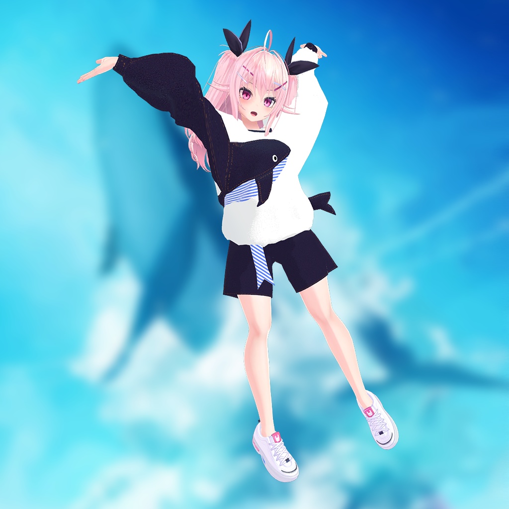 【イヨちゃん用】西空の鯨 ~Western Sky Whale~ #RikuBakery