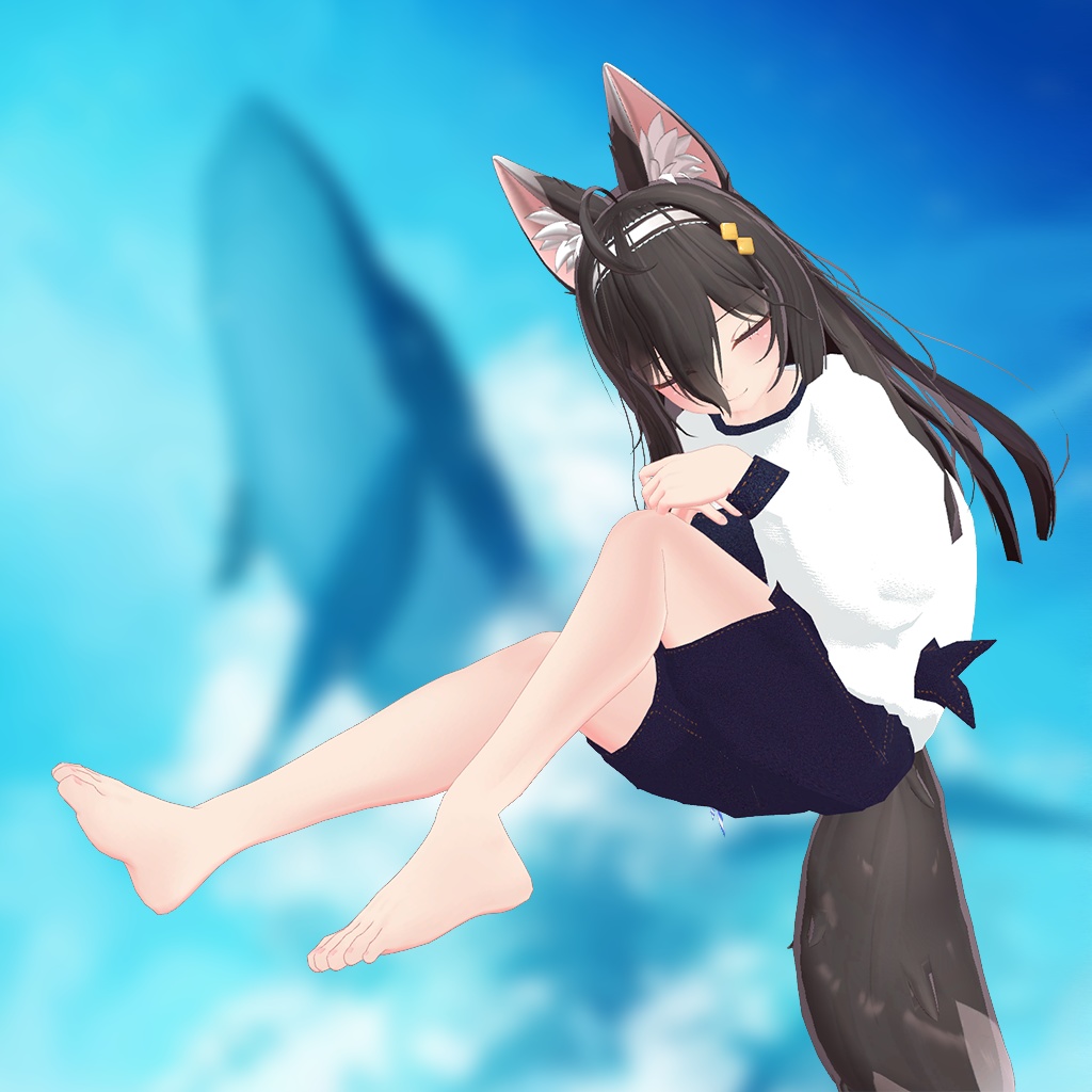 【ここあちゃん用】西空の鯨 ~Western Sky Whale~ #RikuBakery