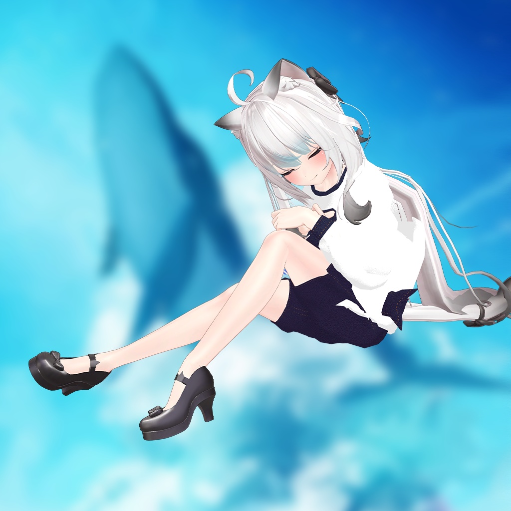 【舞夜ちゃん用】西空の鯨 ~Western Sky Whale~ #RikuBakery