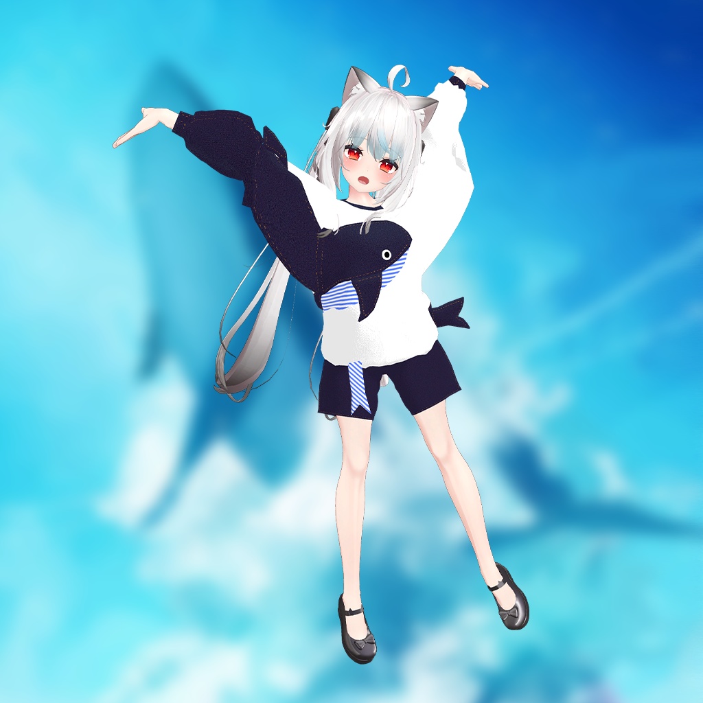 【舞夜ちゃん用】西空の鯨 ~Western Sky Whale~ #RikuBakery