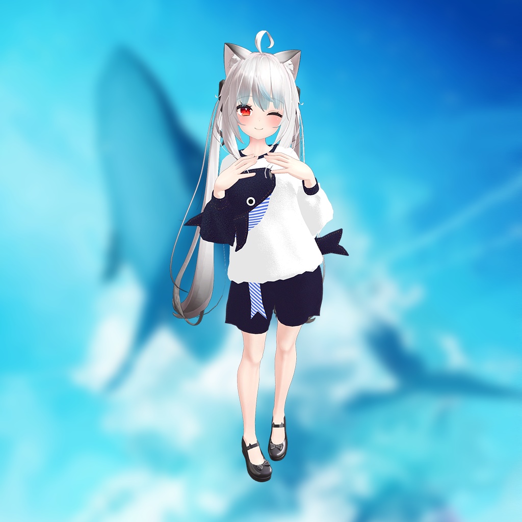 【舞夜ちゃん用】西空の鯨 ~Western Sky Whale~ #RikuBakery