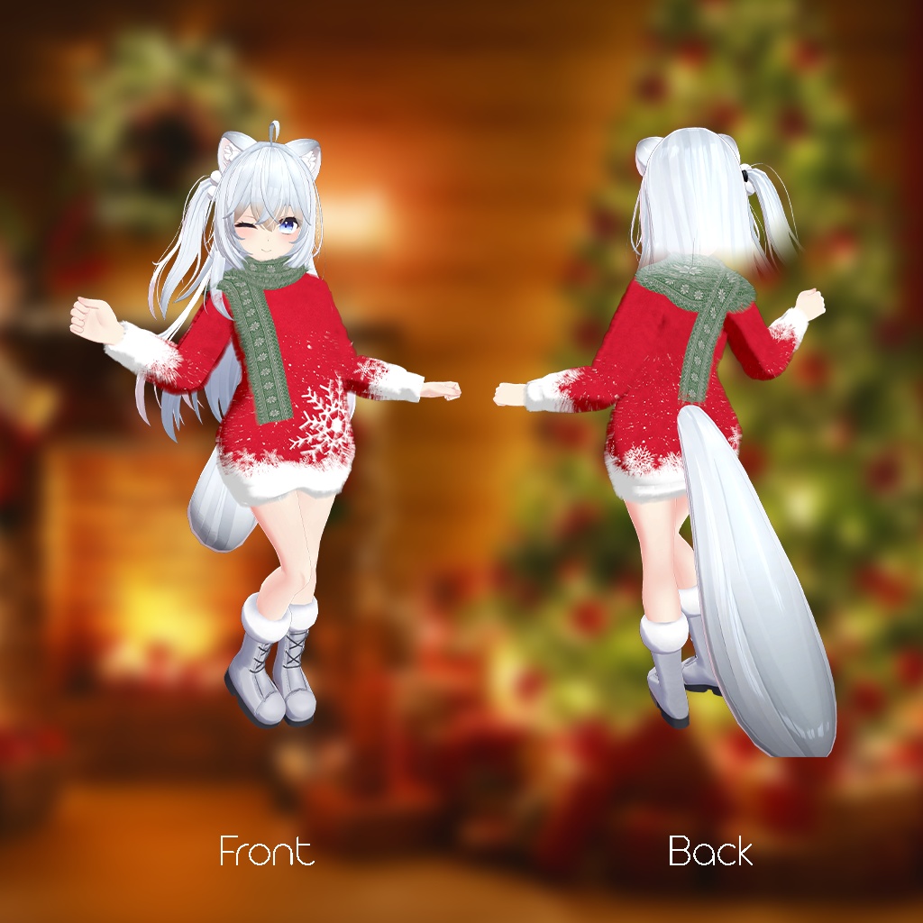 【狐雪ちゃん用】クリスマスの祝福 ~Christmas Blessings~ #RikuBakery