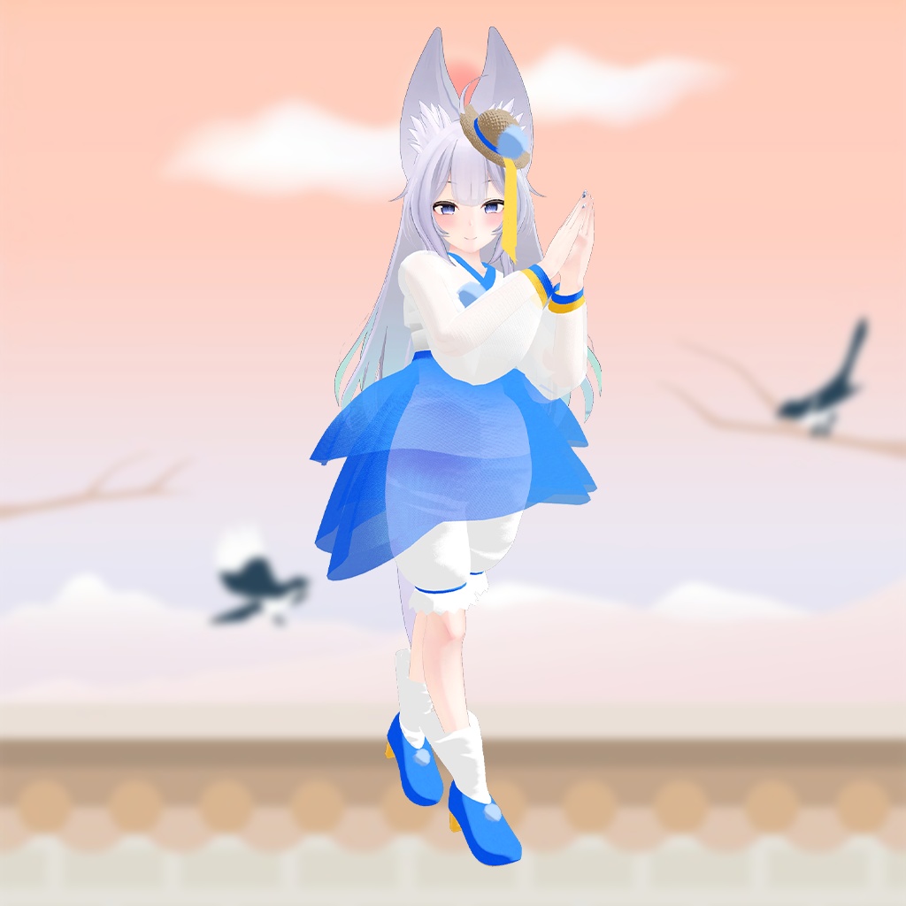 【ウルフェリアちゃん用】漂う忘れな草 ~Floating Myosoti~ #RikuBakery